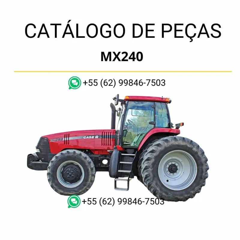 Catálogo de peças CASE IH MX240 Magnum 1999-2002 em PDF com ilustrações técnicas e lista completa de componentes