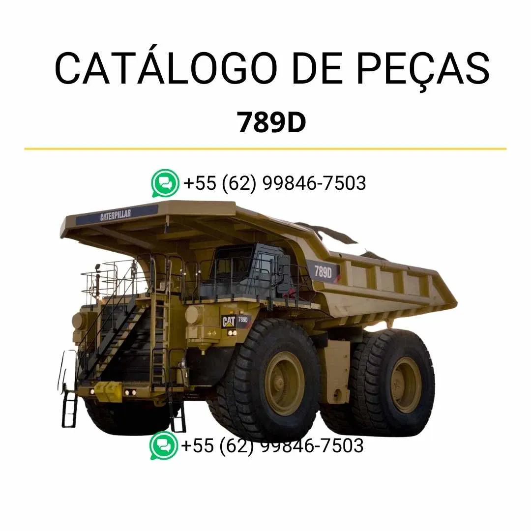 Catálogo de peças Caterpillar 793 em PDF com diagramas técnicos e lista completa dos componentes originais do caminhão basculante.