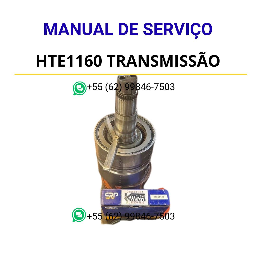 Manual de Serviço HTE1160 Transmissão Hidráulica Eletrônica Volvo 02