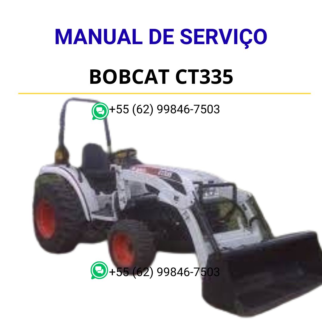 MANUAL DE SERVIÇO - BOBCAT CT335