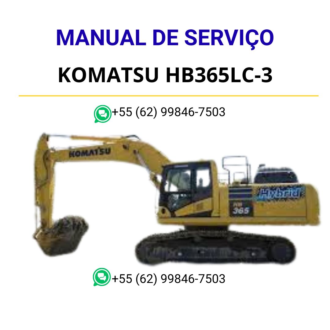 MANUAL DE SERVIÇO - KOMATSU HB365LC-3