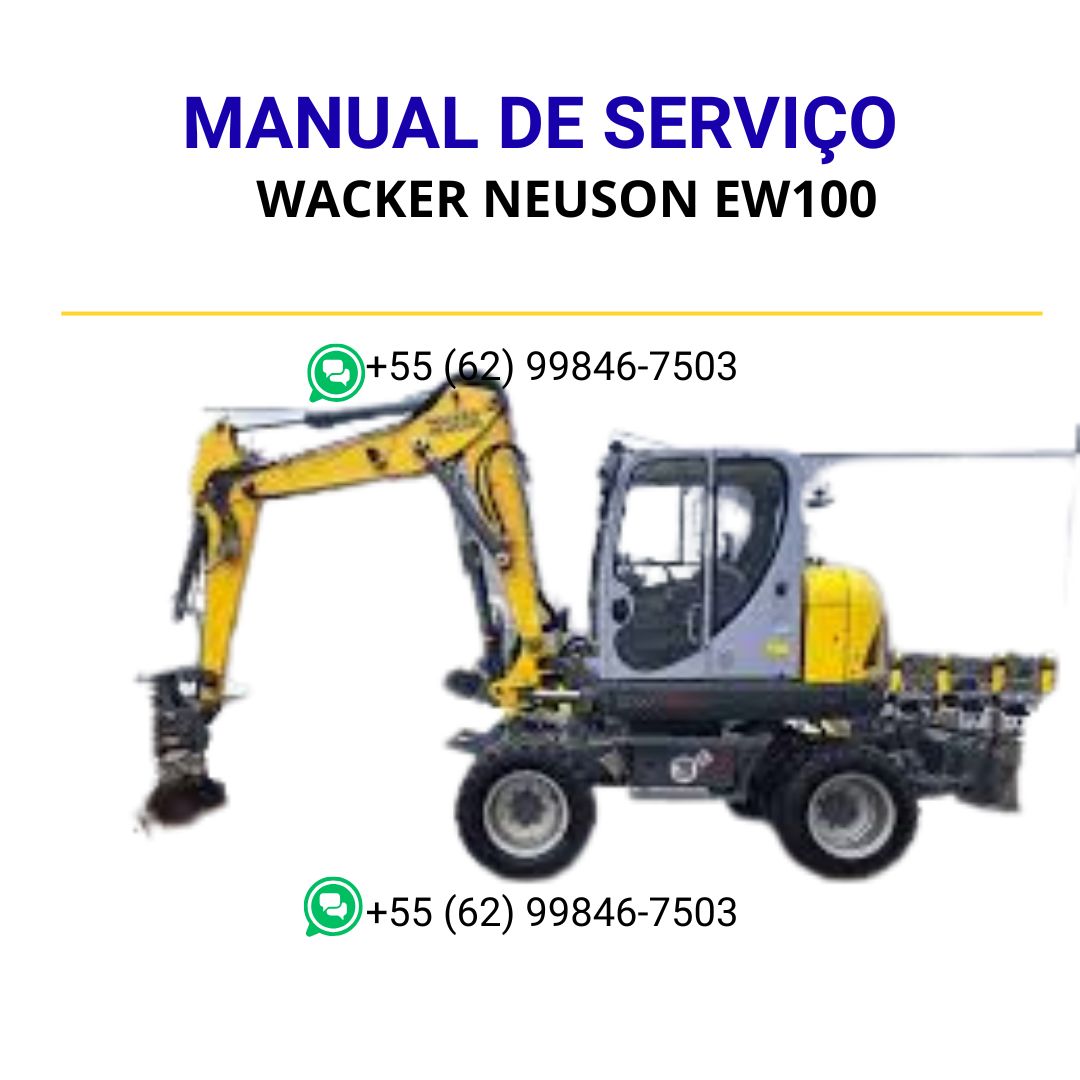 MANUAL DE OPERAÇÃO WACKER NEUSON EW100