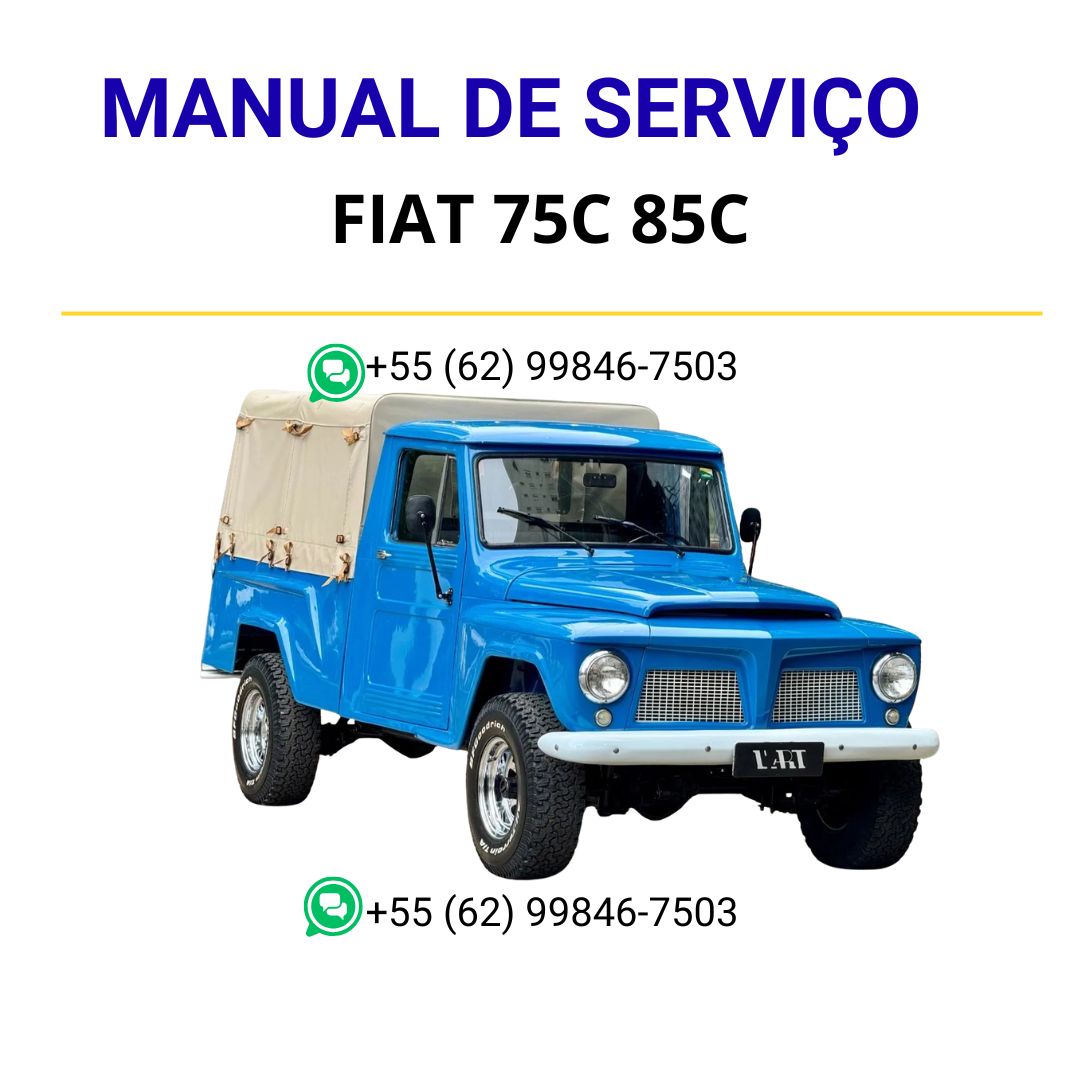 Manual de Serviço Fiat 75C 85C Series Supplement