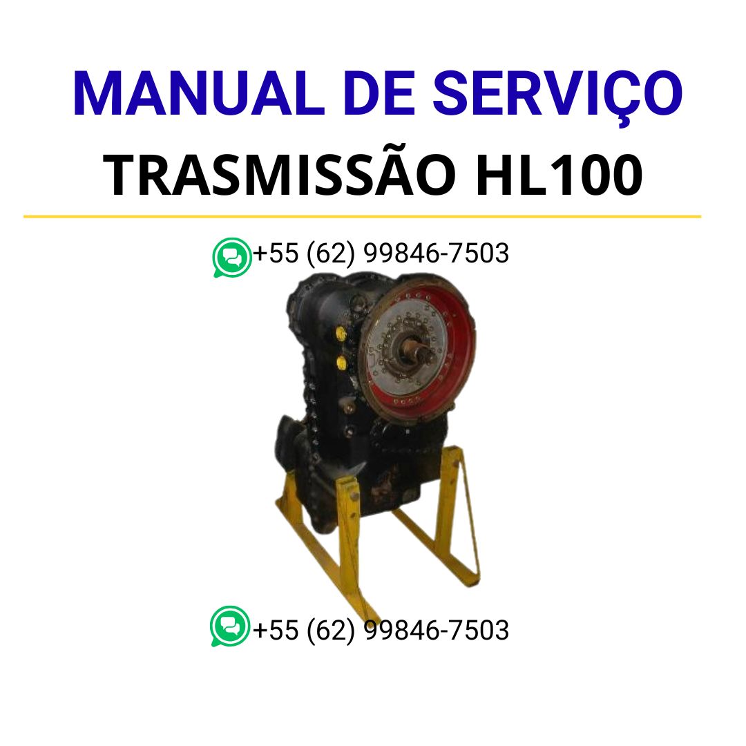 Manual de Serviço Trasmissão HL100 Conversor de Torque Hidráulico Volvo
