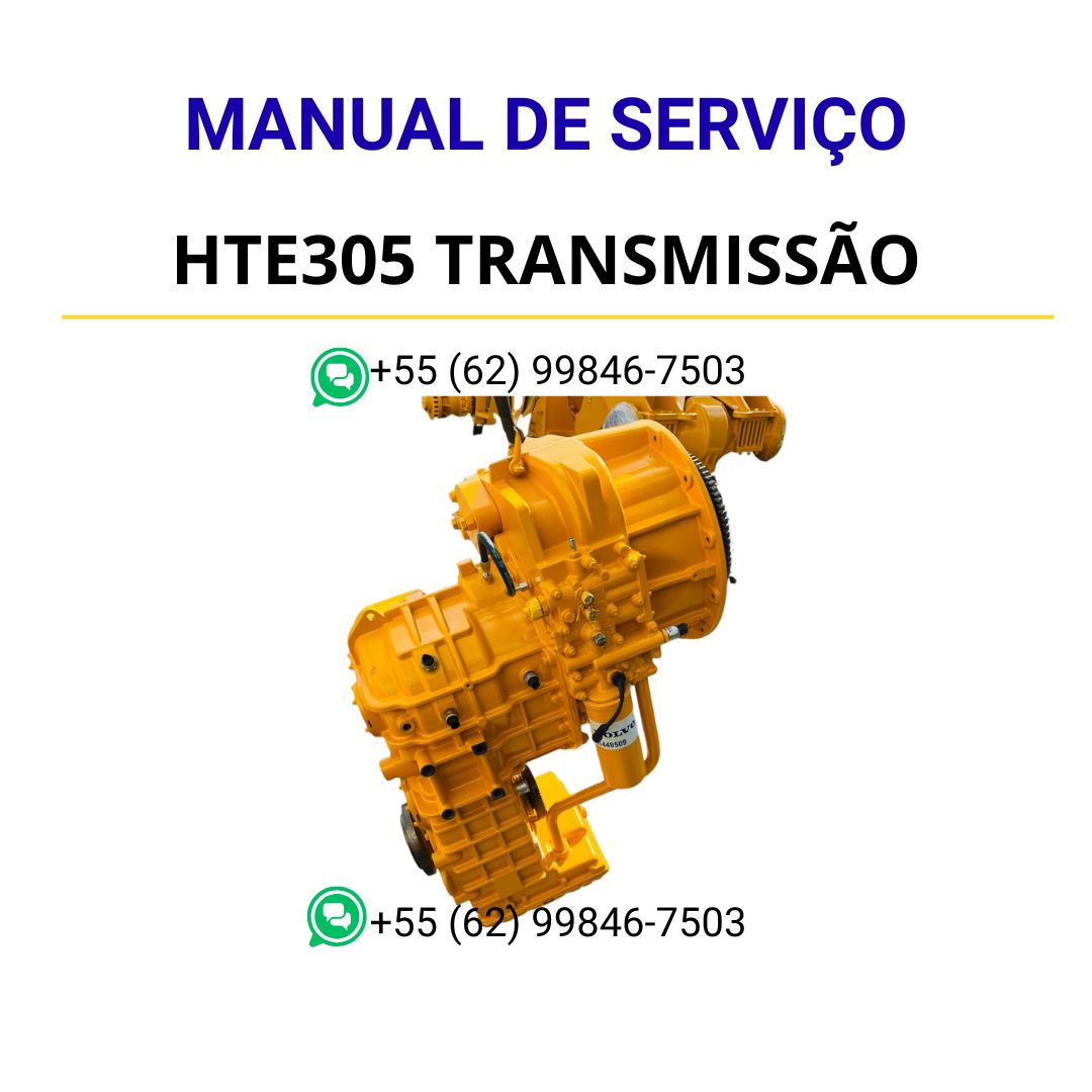 Manual de Serviço HTE305 Transmissão Hidráulica Eletrônica Volvo 01