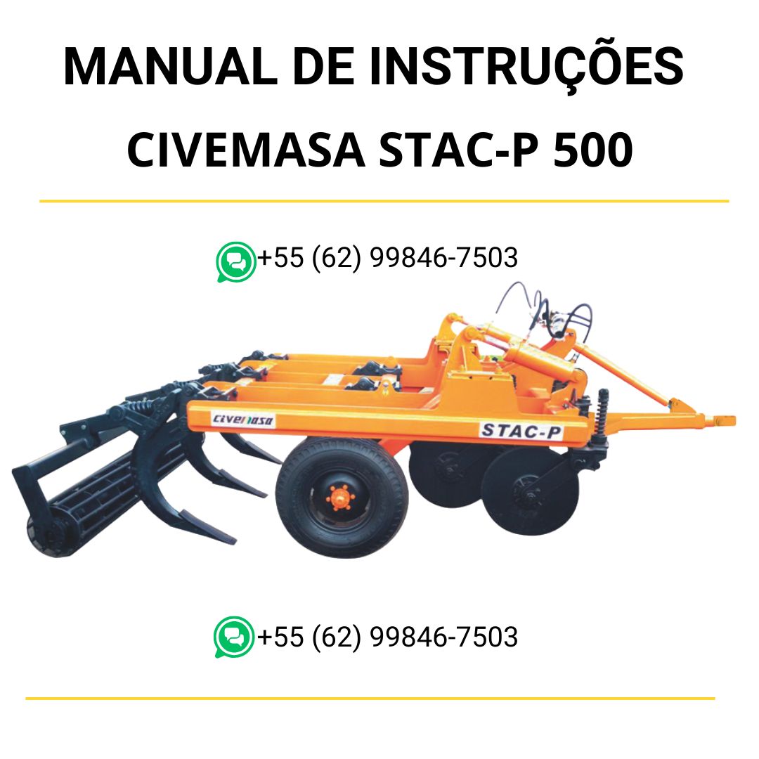MANUAL DE INSTRUÇÕES PDF SUBSOLADOR DE ARRASTO STAC-P 500 - CIVEMASA