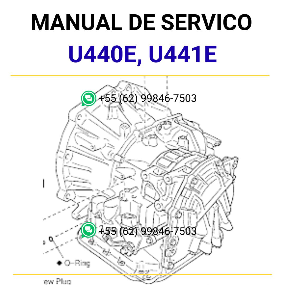 MANUAL DE SERVIÇOS DE OFICINA PDF TRANSMISSÃO AUTOMÁTICA U440E, U441E - TOYOTA