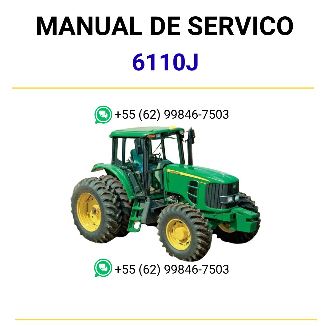MANUAL ELÉTRICO HIDRÁULICO JOHN DEERE - 6110J, 6125J e 6145J - TRATORES