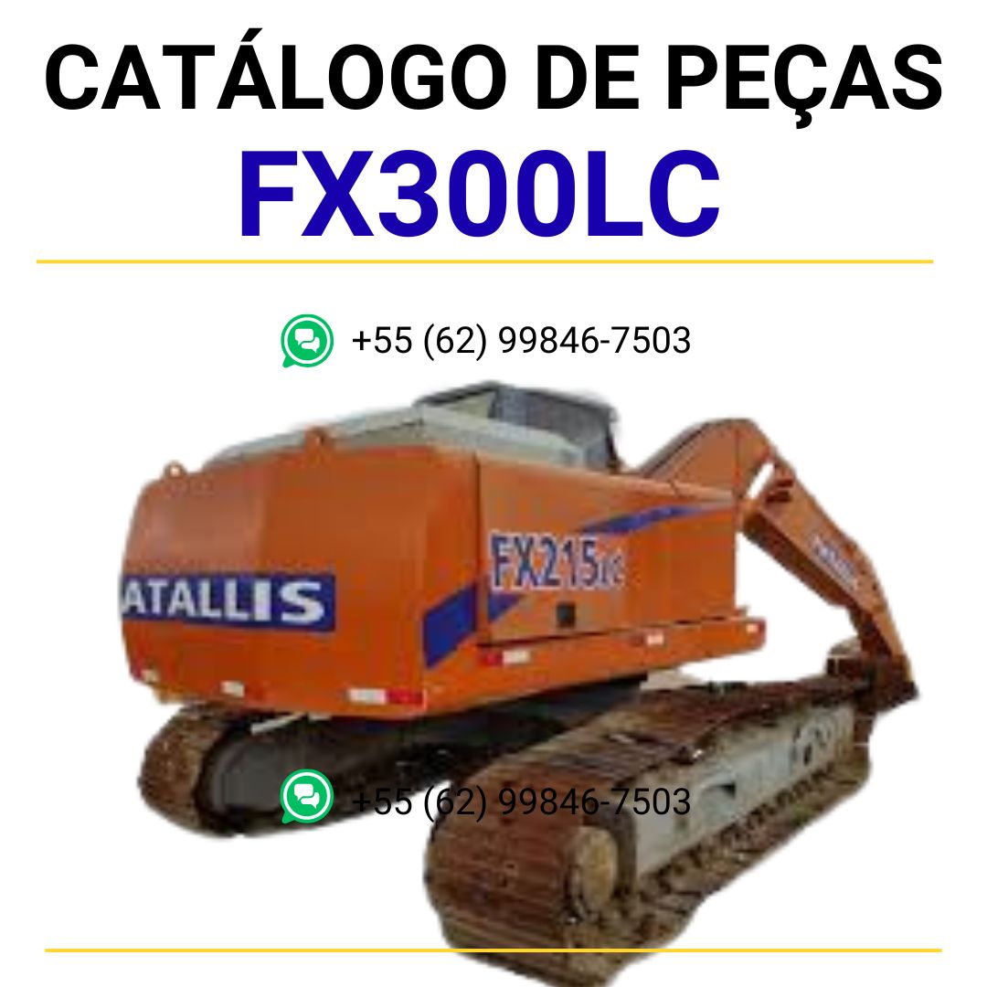 catalago de pecas escavadeiras FX300LC fiat allis