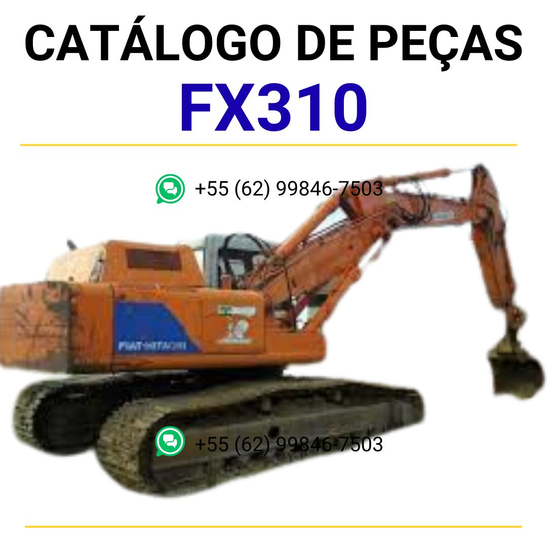 catalago de pecas Escavadeiras FX310 fiat allis