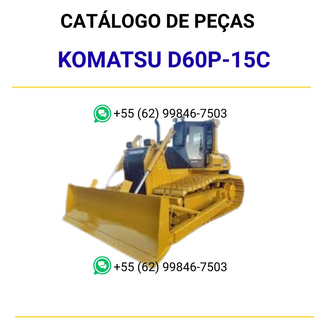 CATALOGO DE PEÇAS PDF TRATOR ESTEIRAS D60P-15C - KOMATSU