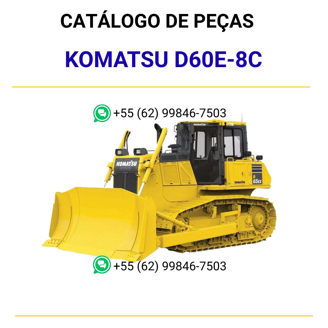 CATALOGO DE PEÇAS PDF TRATOR ESTEIRAS D60E-8C - KOMATSU
