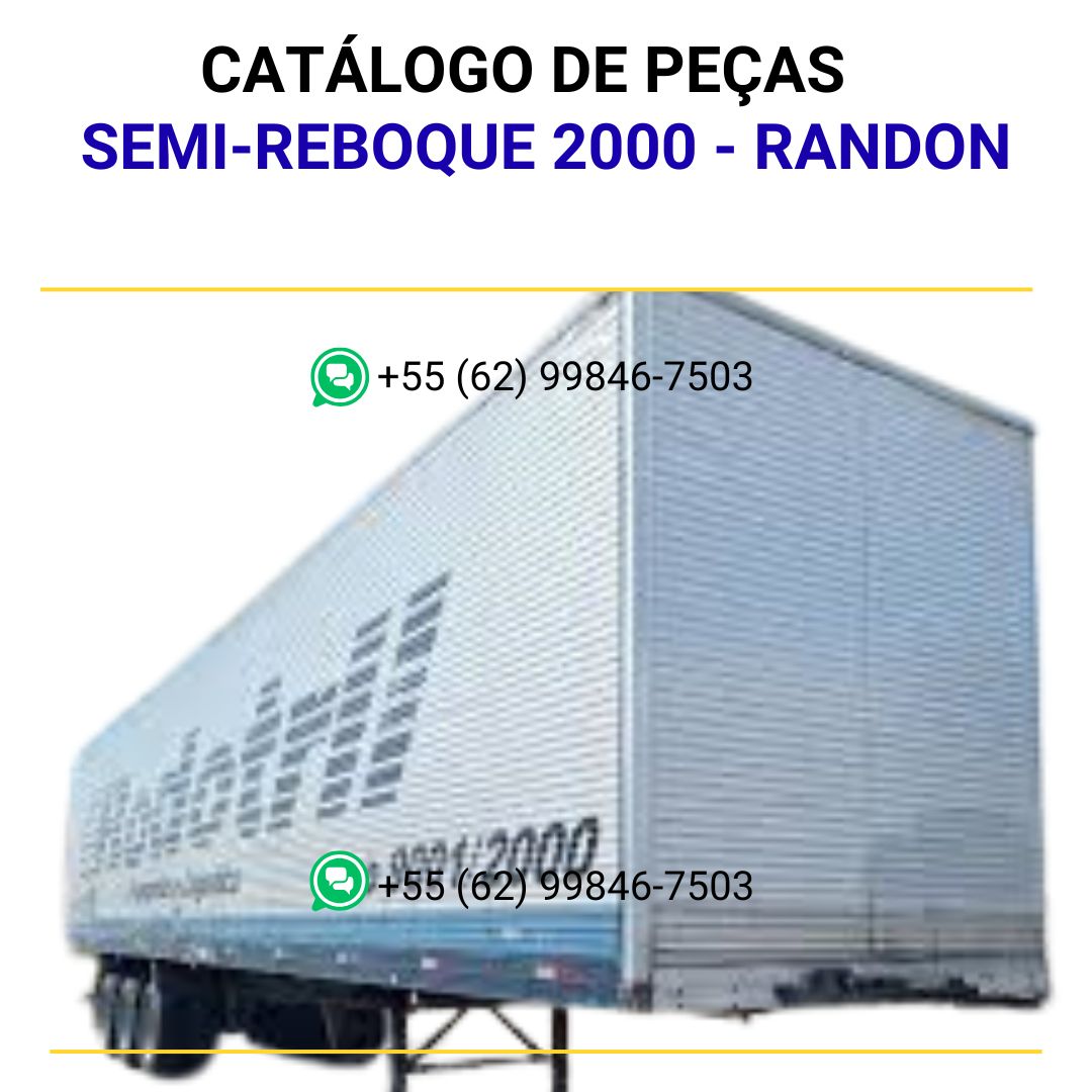 CATALOGO DE PEÇAS PDF SEMI-REBOQUE 2000 - RANDON
