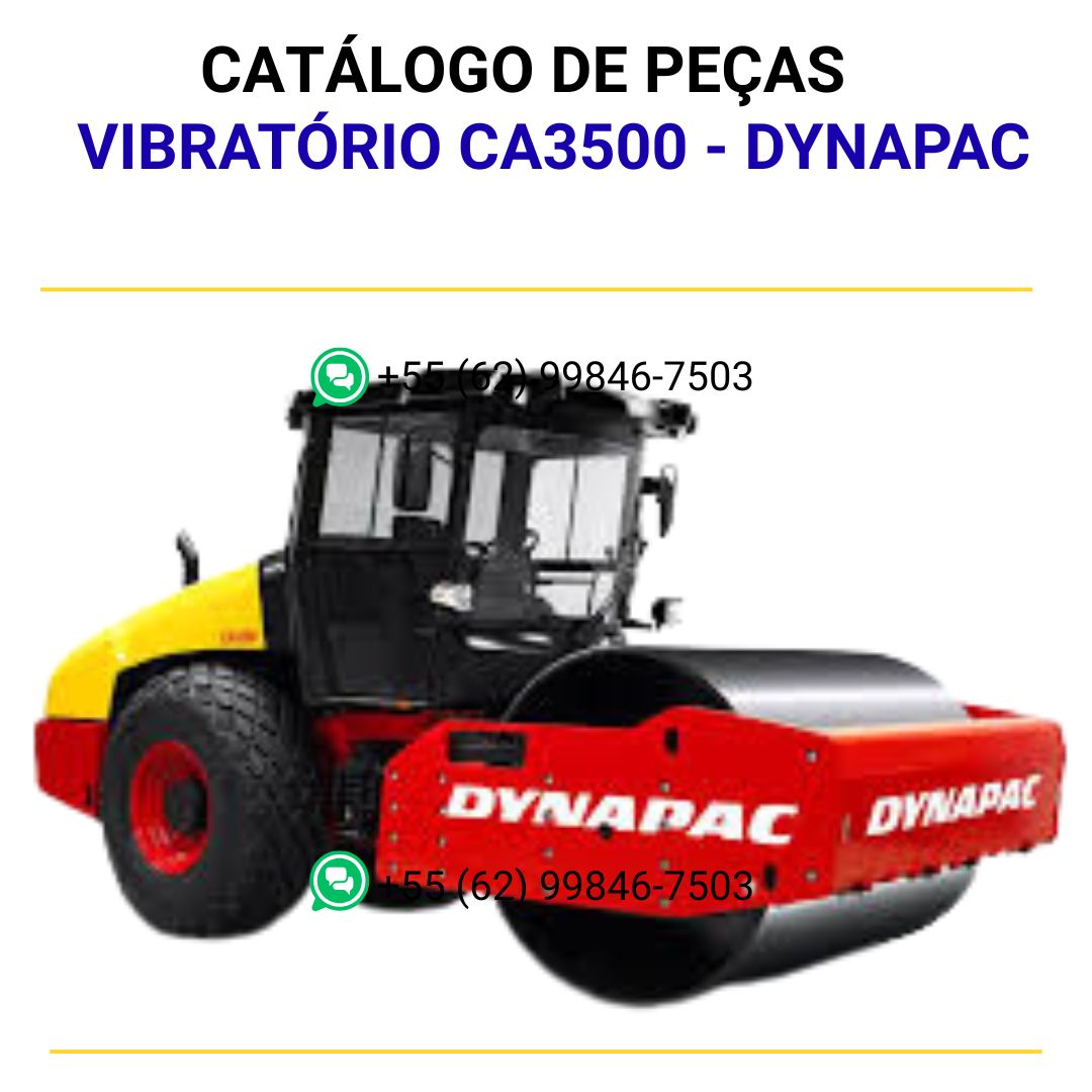 CATALOGO DE PEÇAS PDF ROLO VIBRATÓRIO CA3500 - DYNAPAC