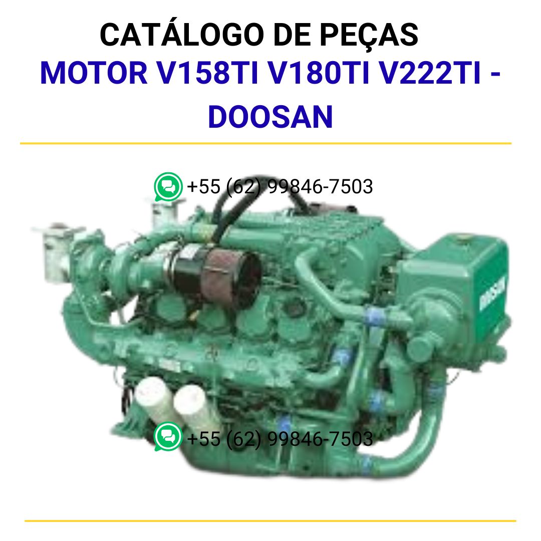 CATALOGO DE PEÇAS PDF MOTOR V158TI V180TI V222TI - DOOSAN