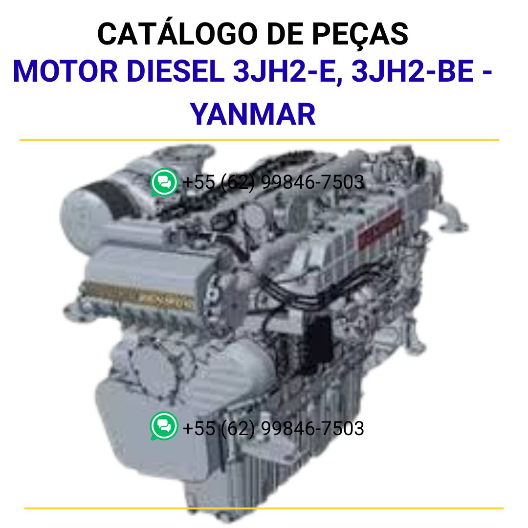CATALOGO DE PEÇAS PDF MOTOR DIESEL 3JH2-E, 3JH2-BE - YANMAR