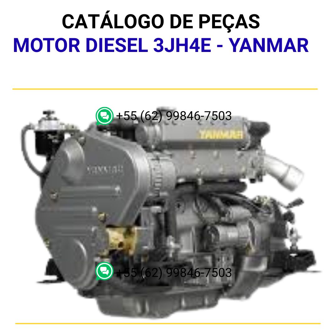 CATALOGO DE PEÇAS PDF MOTOR DIESEL 3JH4E - YANMAR