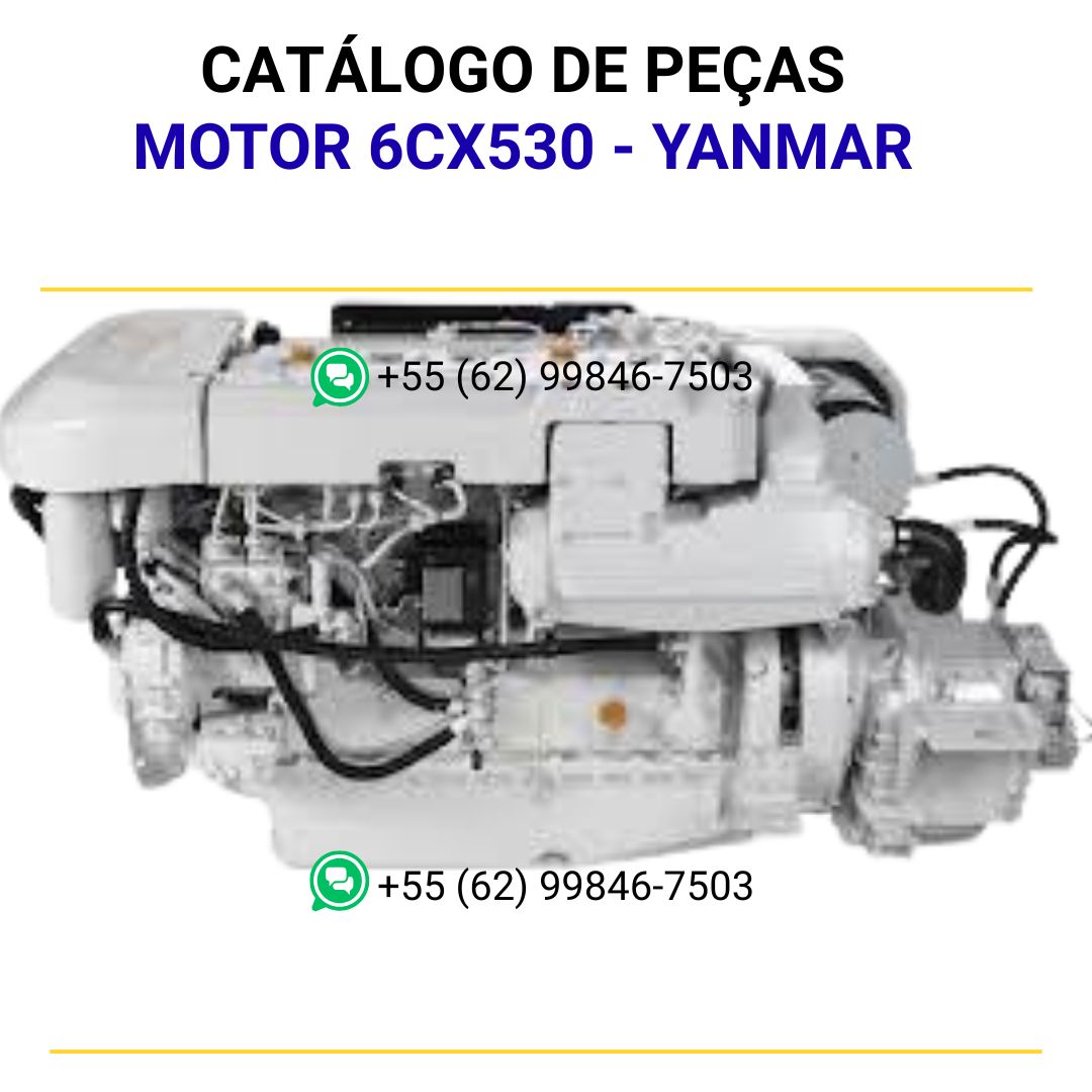 CATALOGO DE PEÇAS PDF MOTOR 6CX530 - YANMAR