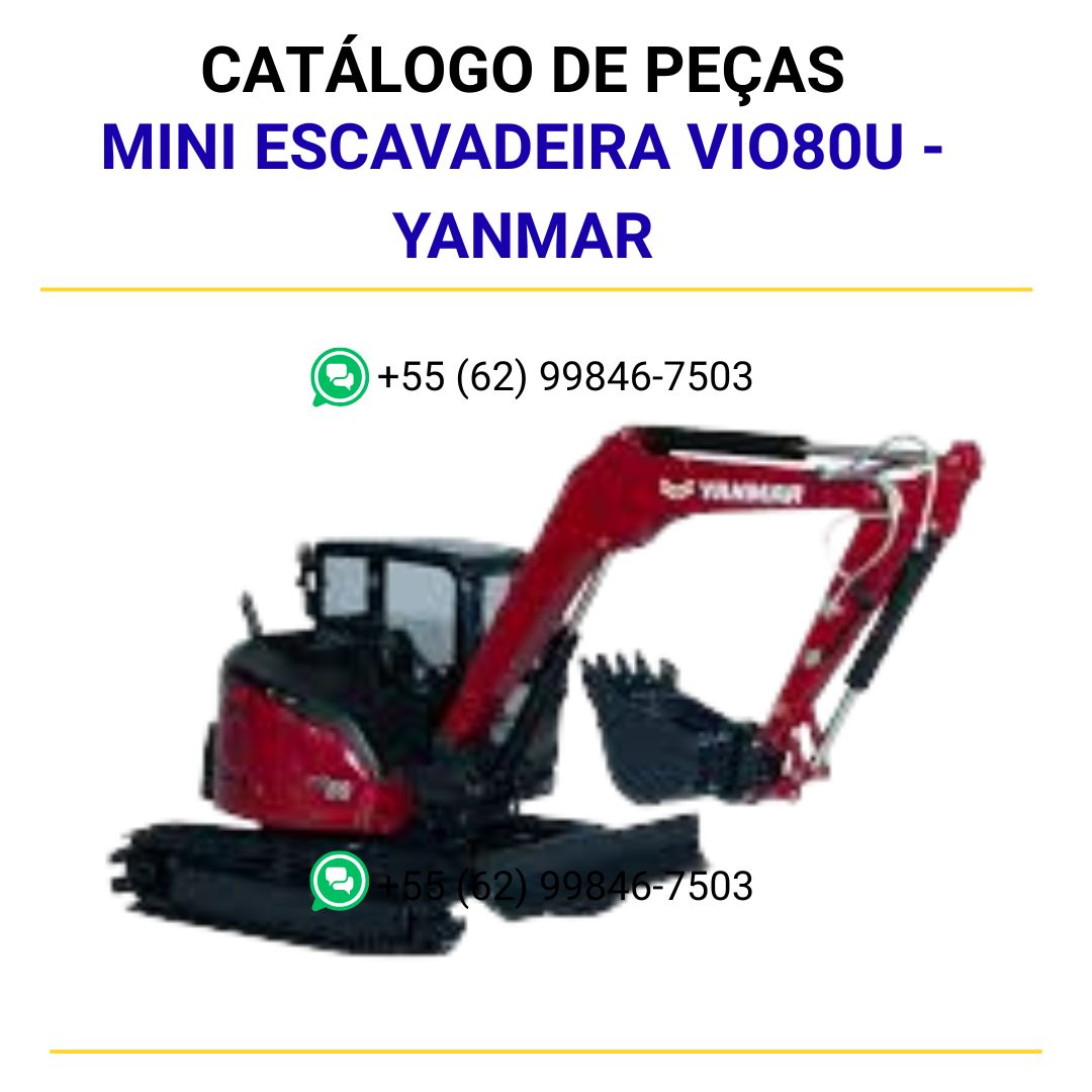 CATALOGO DE PEÇAS PDF MINI ESCAVADEIRA VIO80U - YANMAR