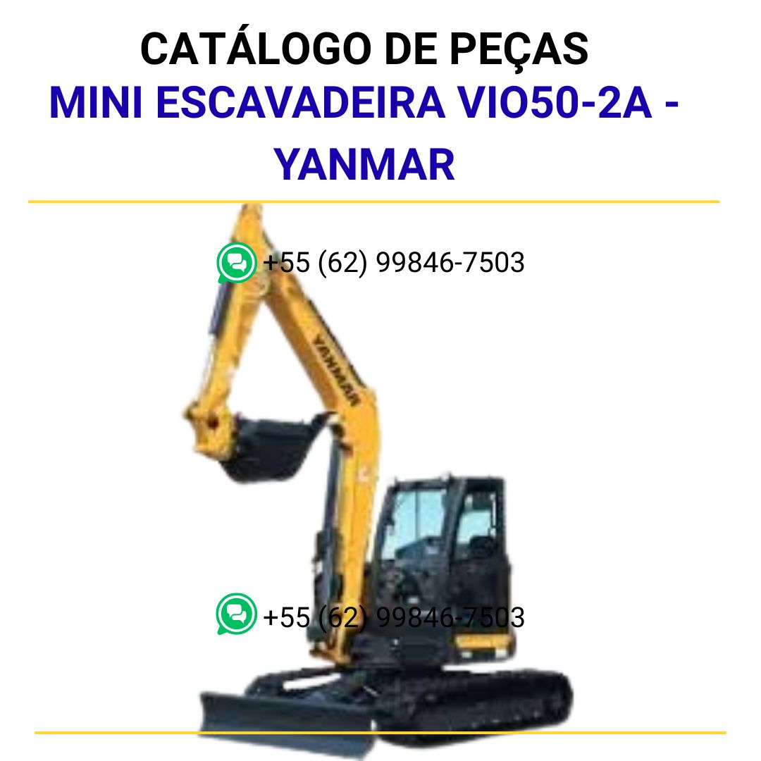 CATALOGO DE PEÇAS PDF MINI ESCAVADEIRA VIO50-2A - YANMAR