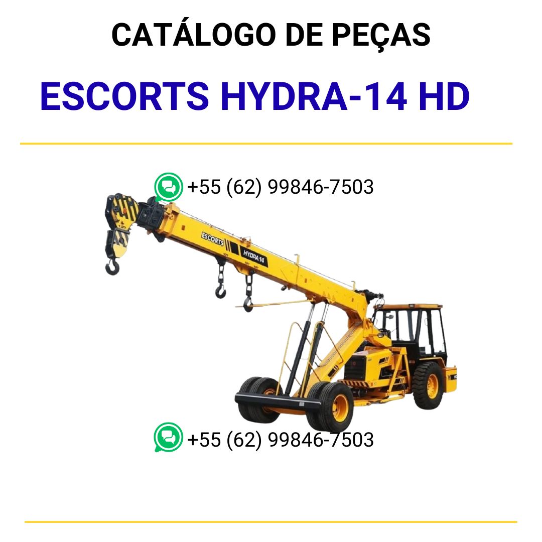 CATALOGO DE PEÇAS PDF GUINDASTE HYDRA-14 HD - ESCORTS