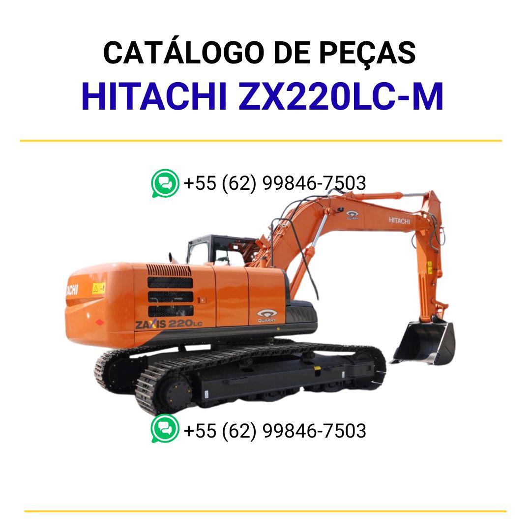 CATALOGO DE PEÇAS PDF ESCAVADEIRA ZX220LC-M - HITACHI