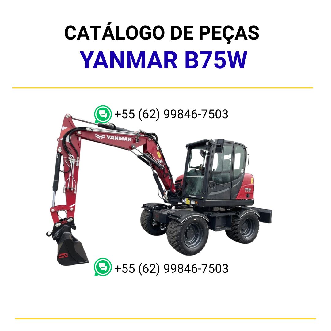 CATALOGO DE PEÇAS PDF ESCAVADEIRA SOBRE RODAS B75W - YANMAR