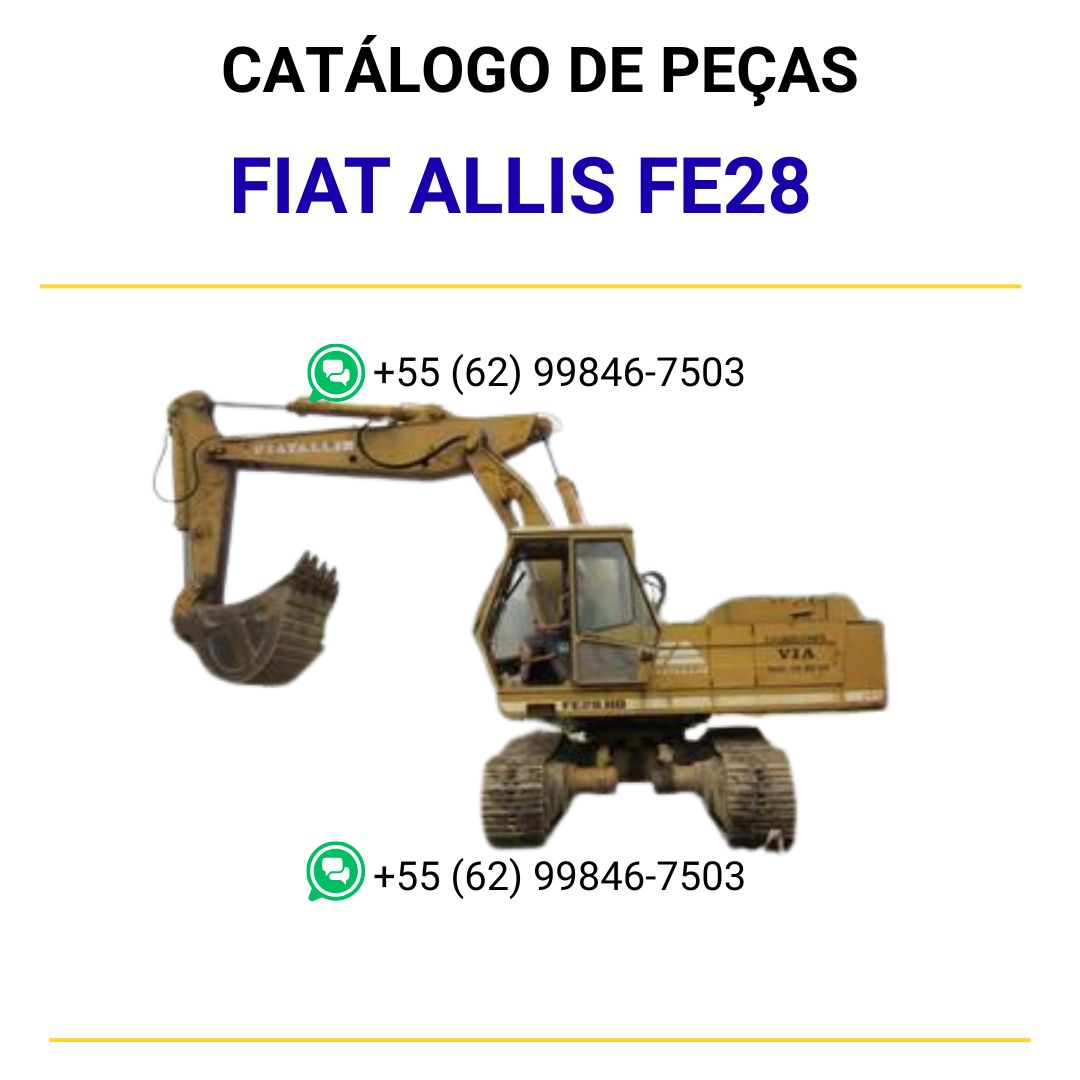 catalago de pecas escavadeiras FE28 fiat allis