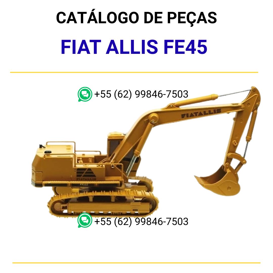 catalago de pecas escavadeiras FE45 fiat allis