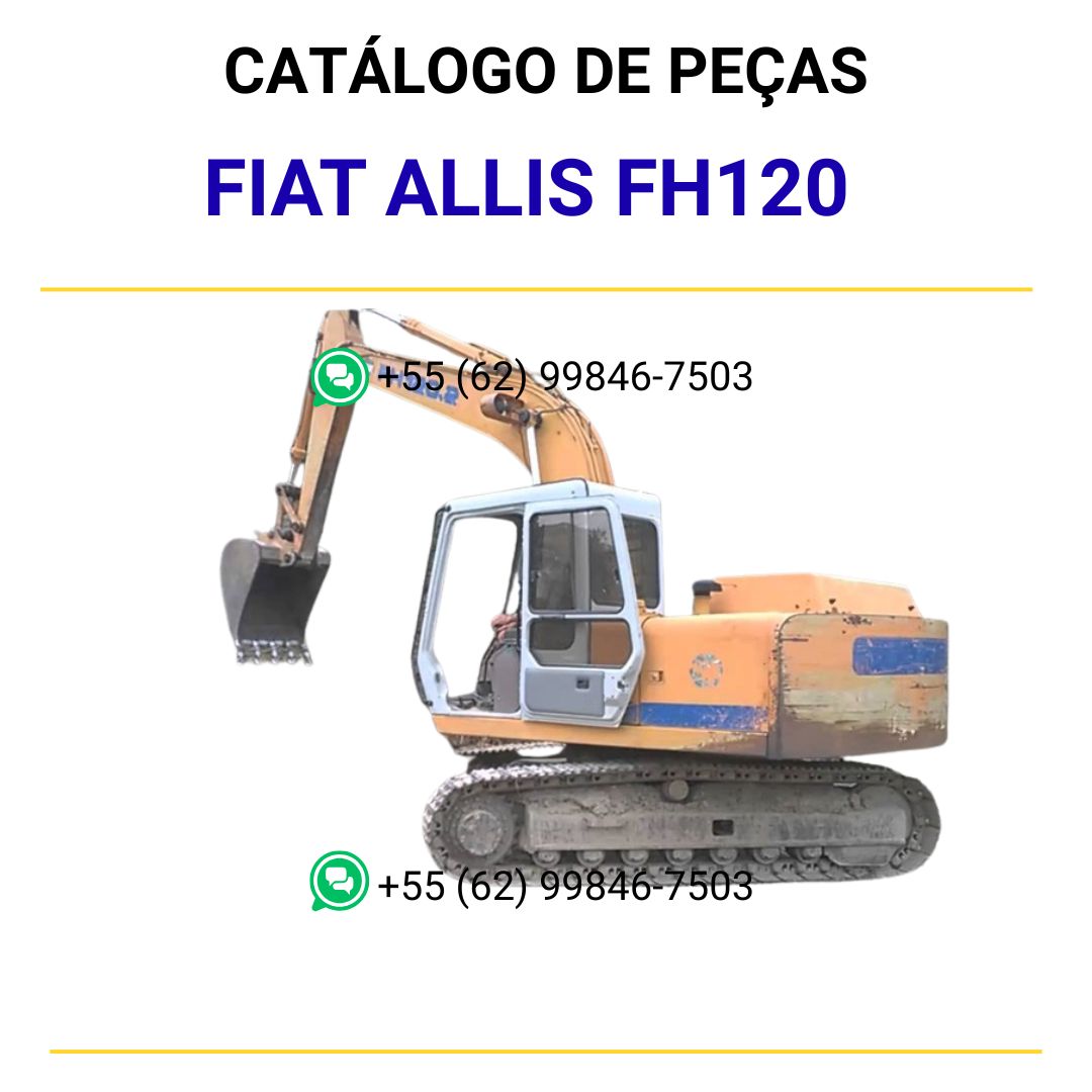 catalago de pecas escavadeiras FH120 fiat allis