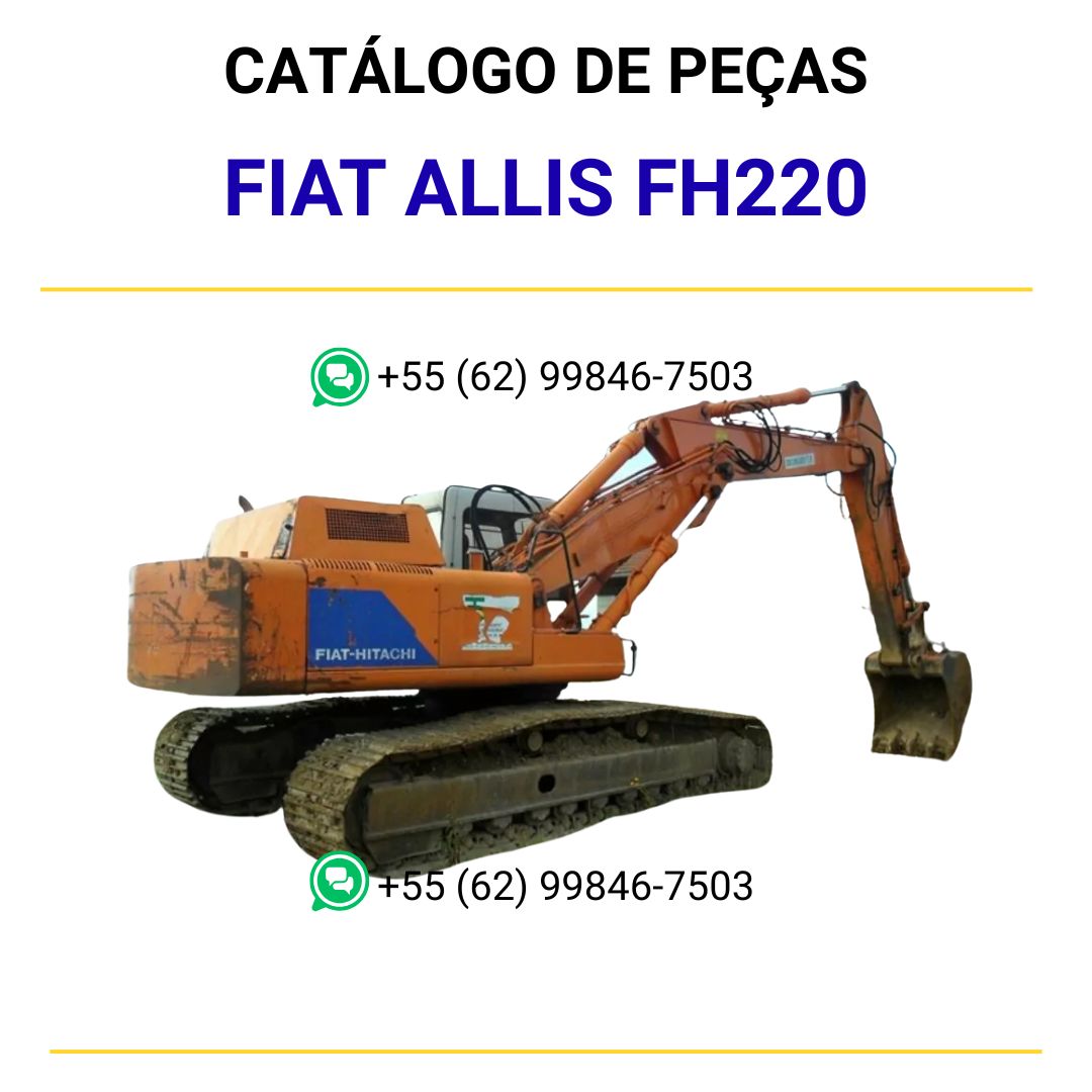 catalago de pecas escavadeiras FH220 fiat allis