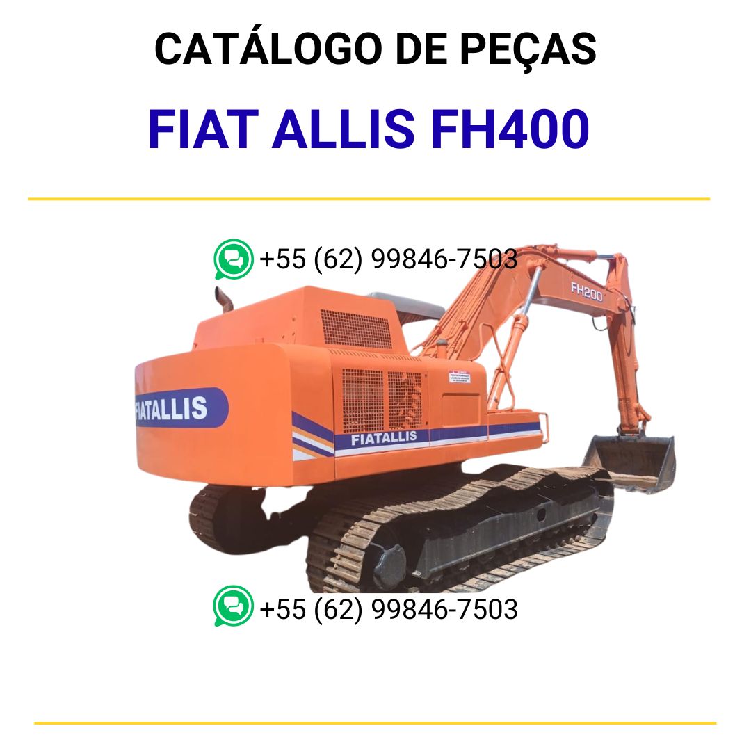 catalago de pecas escavadeiras FH400 fiat allis