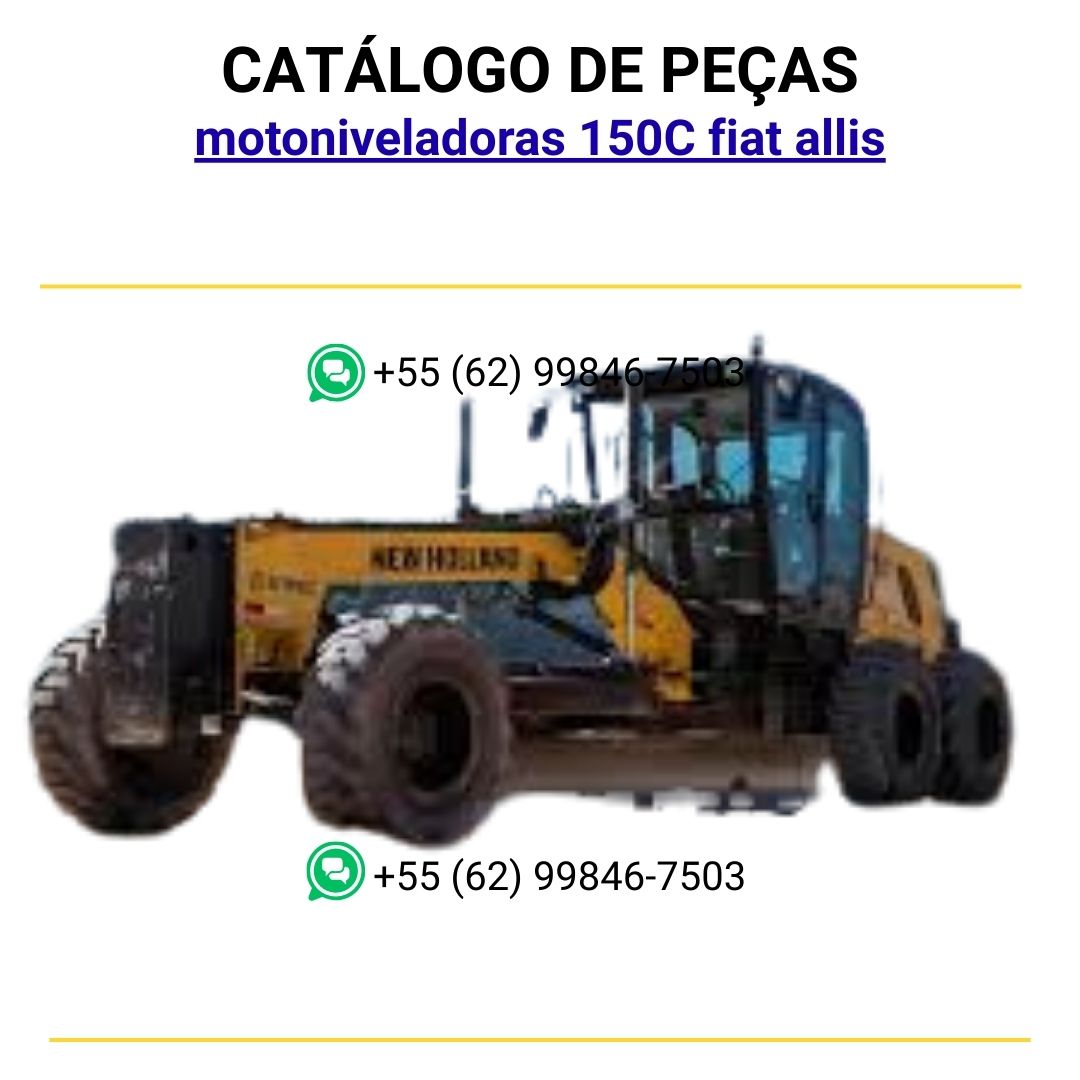 catalago de pecas motoniveladoras 150C fiat allis