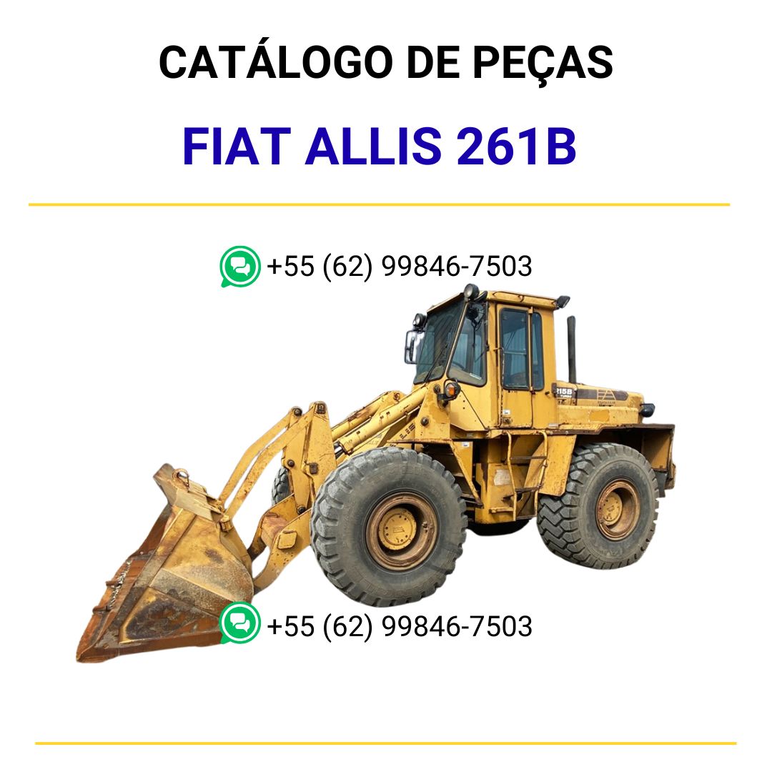catalago de pecas raspadores 261B fiat allis