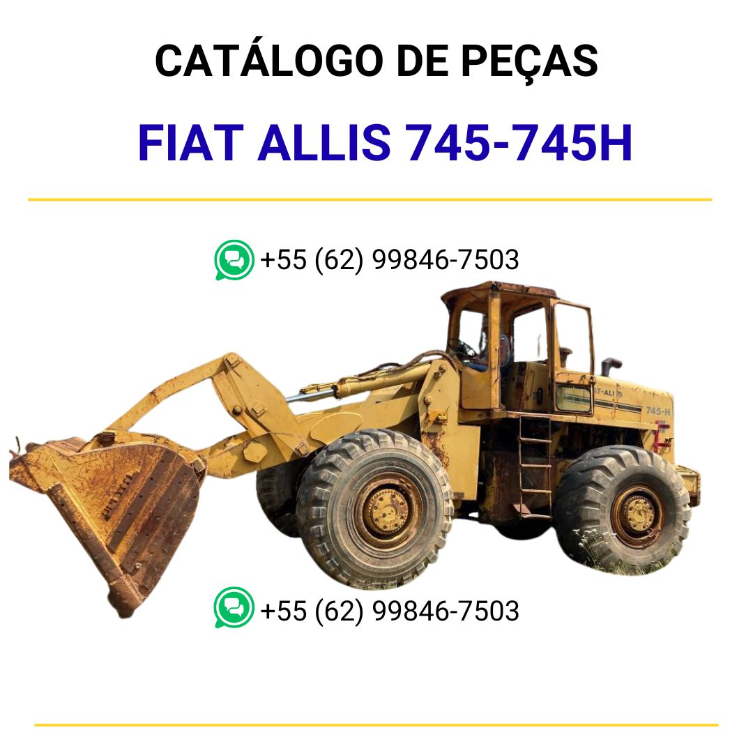 catalago de pecas retroescavadeira 745-745H fiat allis