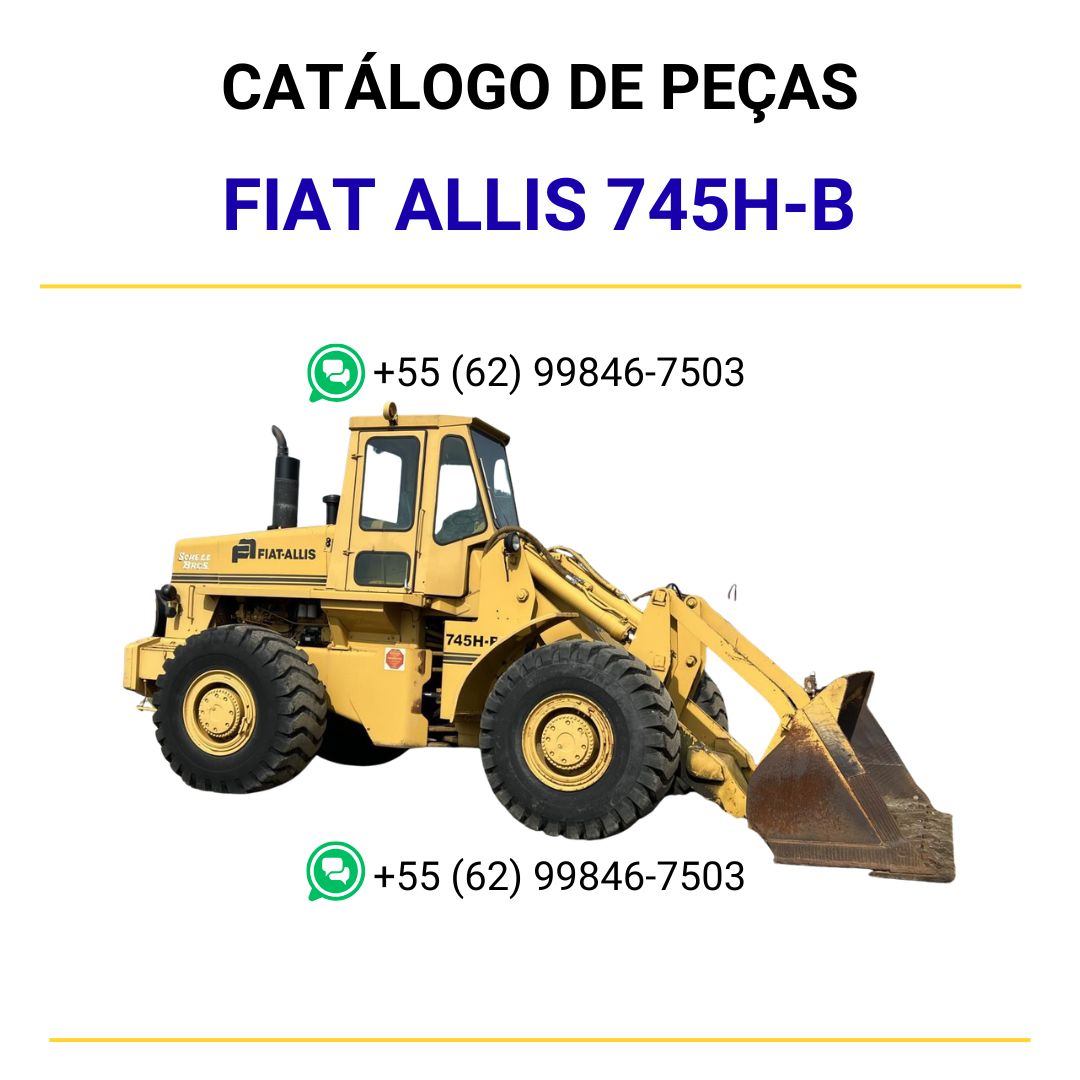 catalago de pecas retroescavadeira 745H-B fiat allis