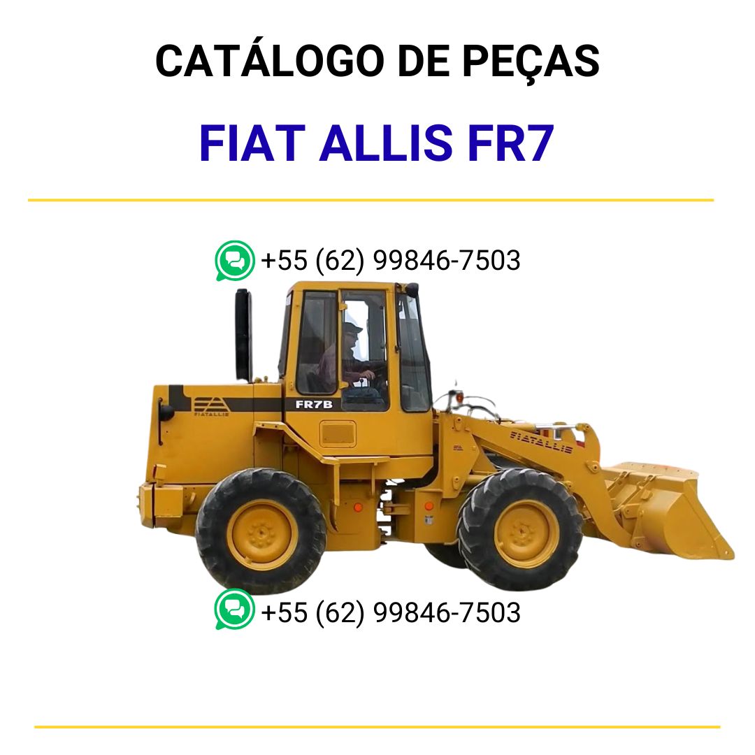 catalago de pecas retroescavadeira FR7 fiat allis