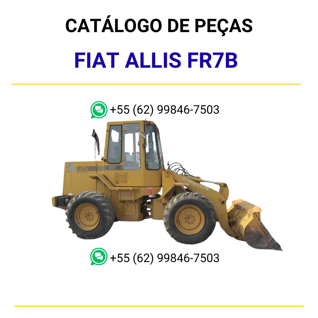 catalago de pecas retroescavadeira FR7B fiat allis