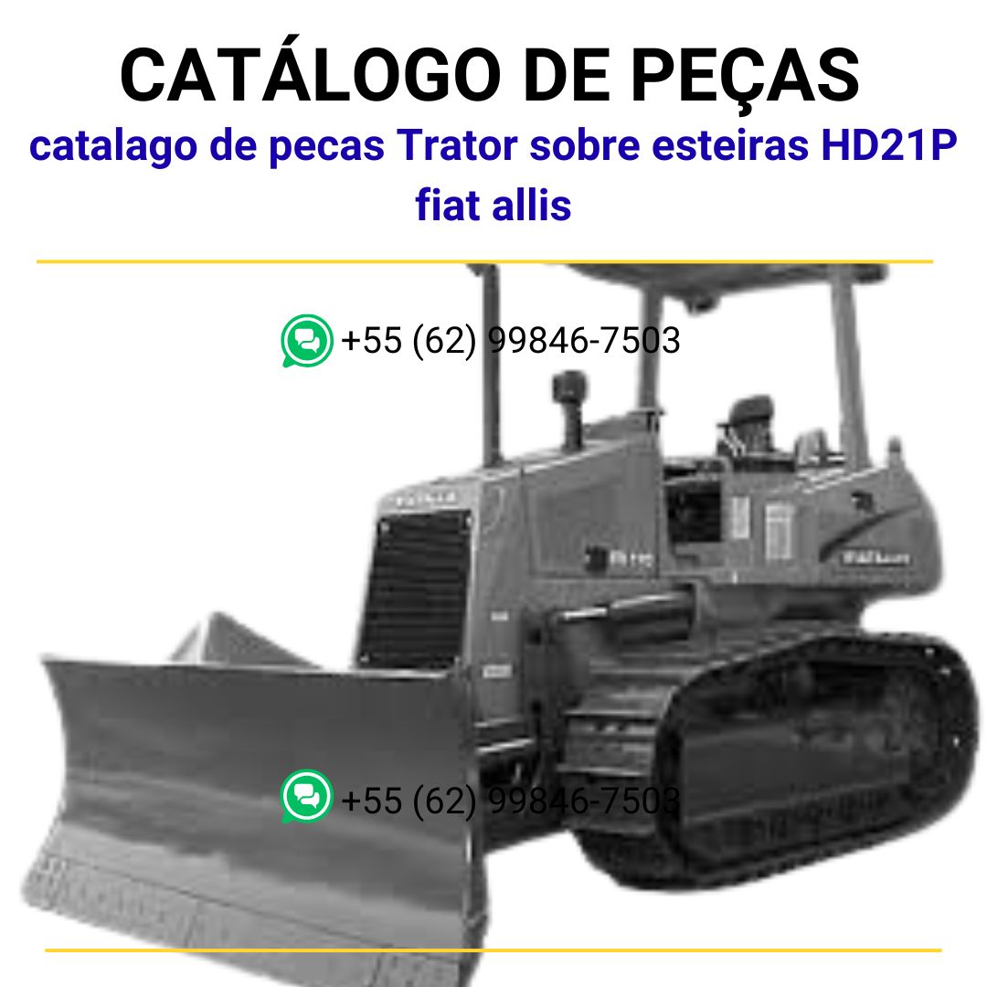 catalago de pecas Trator sobre esteiras HD21P fiat allis