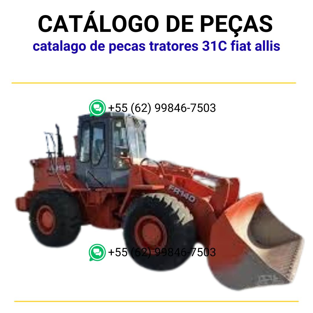 catalago de pecas tratores 31C fiat allis