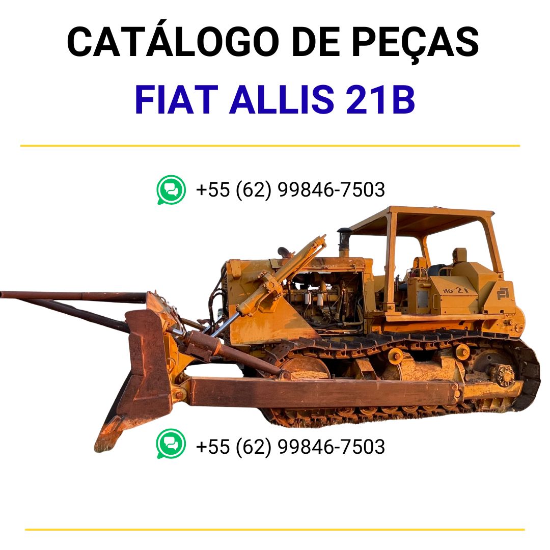 catalago de pecas Trator sobre esteiras 21B fiat allis