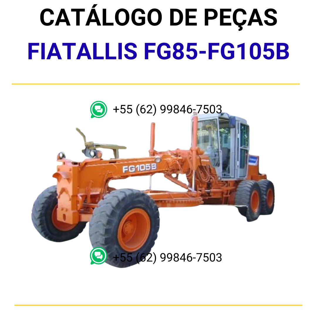 catalago de pecas motoniveladoras FG85-FG105B fiat allis
