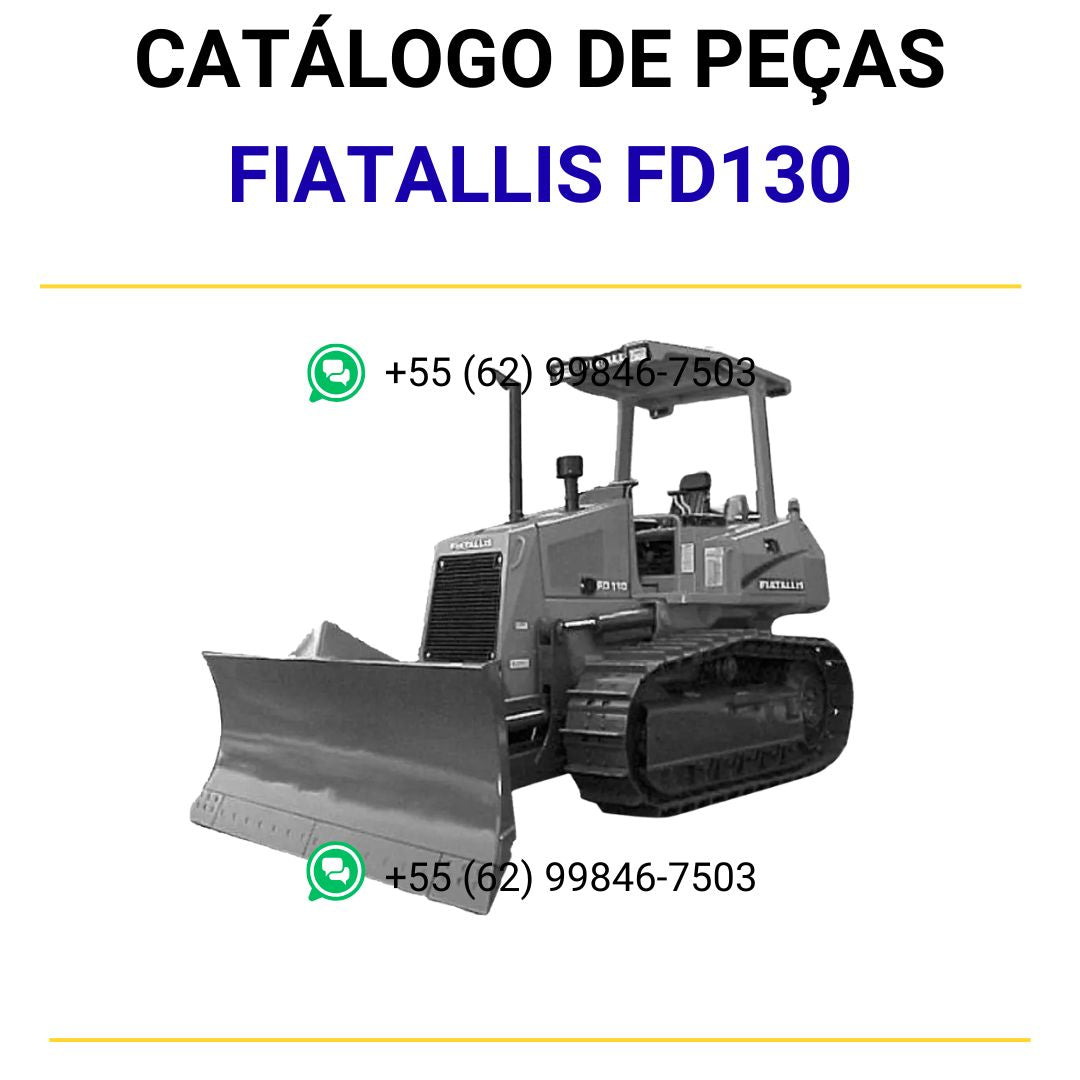 Catálogo De Peças Fiatallis Fd130 Trator De Esteira