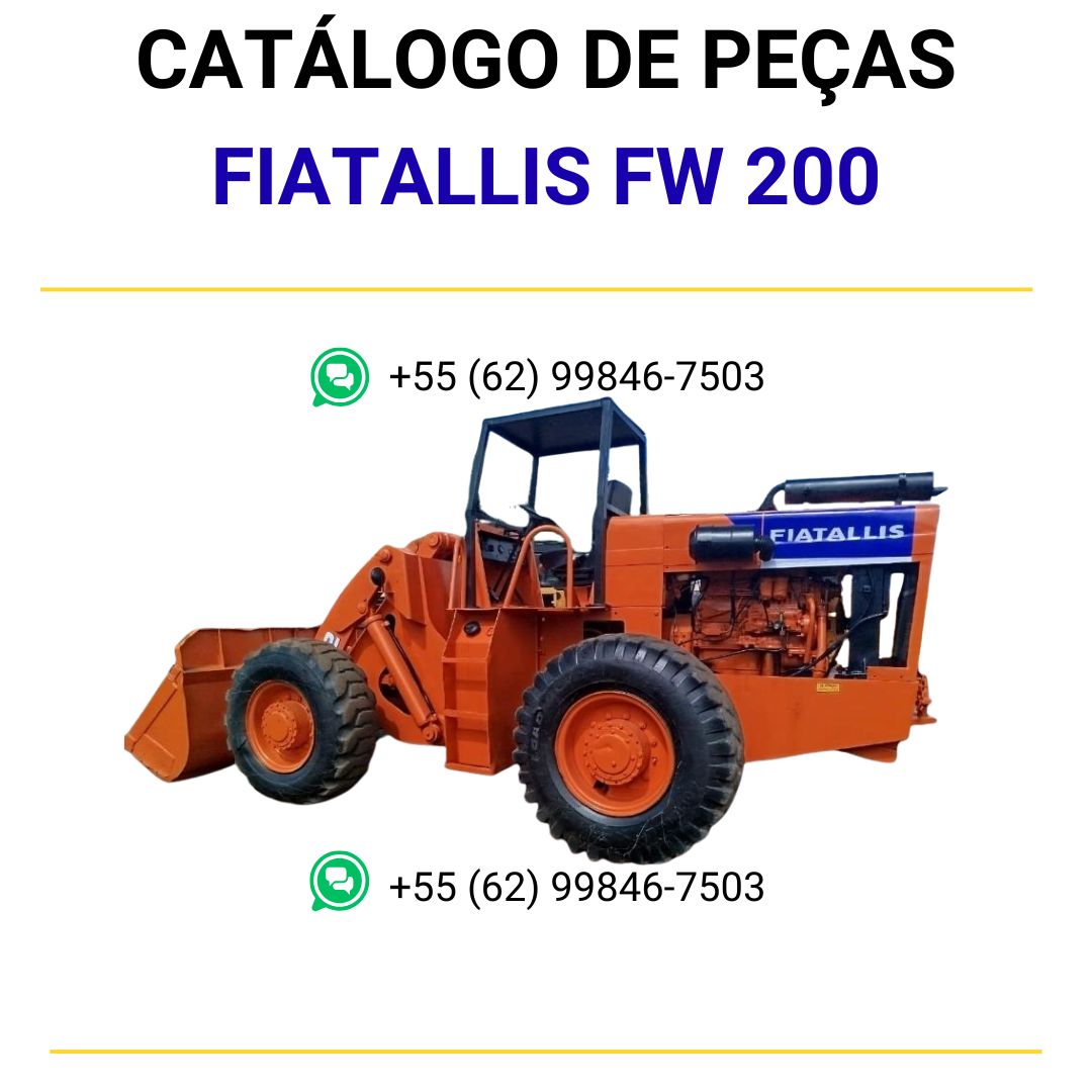 CATALOGO DE PEÇAS CARREGADEIRA FW 200  FIATALLIS