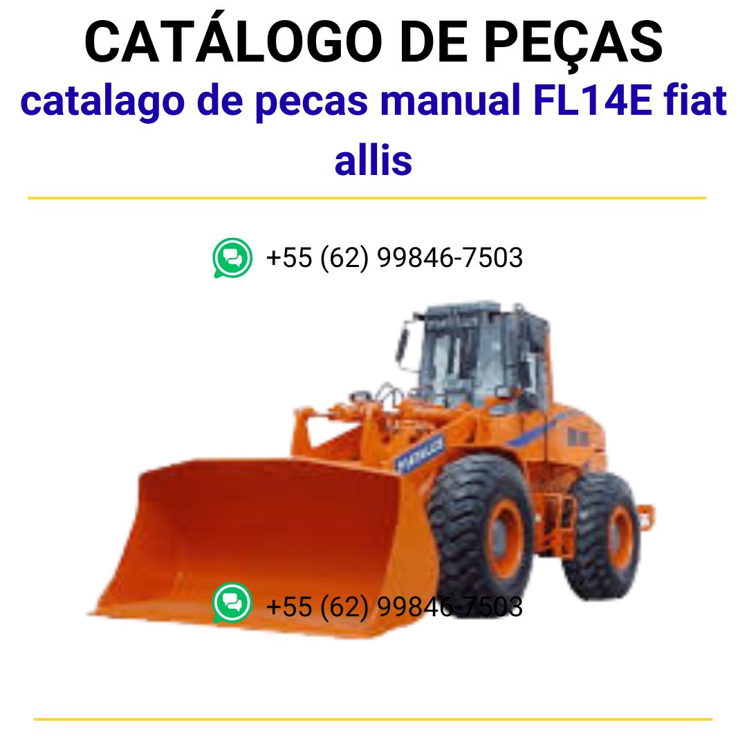 catalago de pecas manual FL14E fiat allis