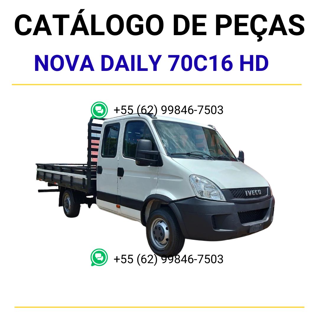 CATÁLOGO DE PEÇAS IVECO - EURO 3 - NOVA DAILY 70C16 HD - CABINE DUPLA