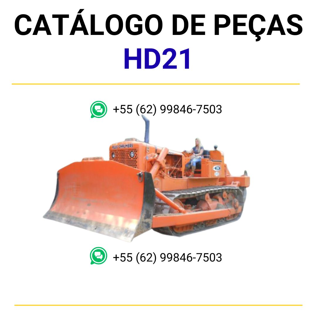 catalago de pecas Trator sobre esteiras HD21 fiat allis