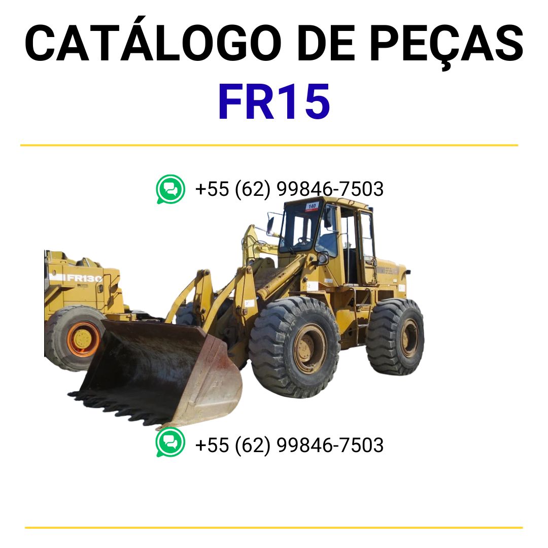 catalago de pecas retroescavadeira FR15 fiat allis