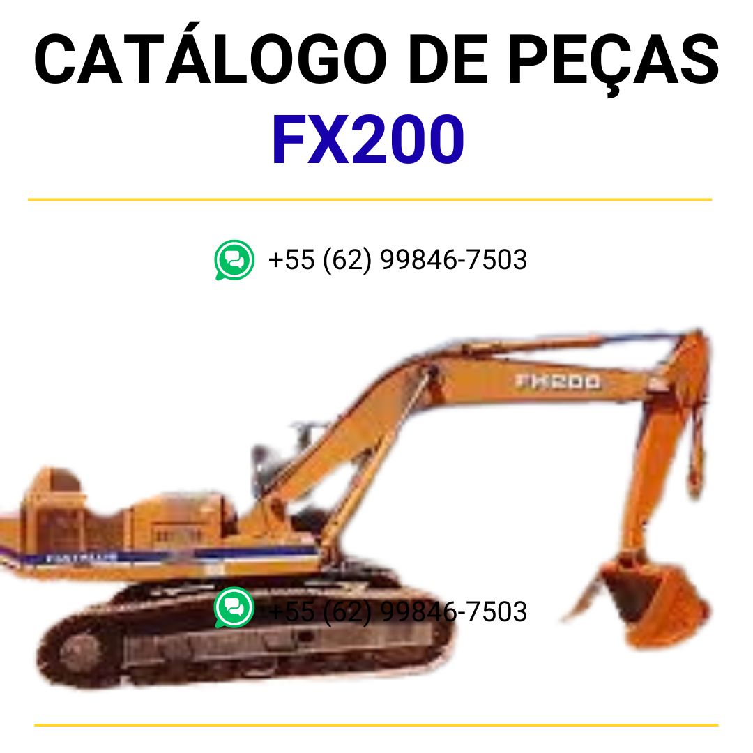 catalago de pecas escavadeiras FX200 fiat allis
