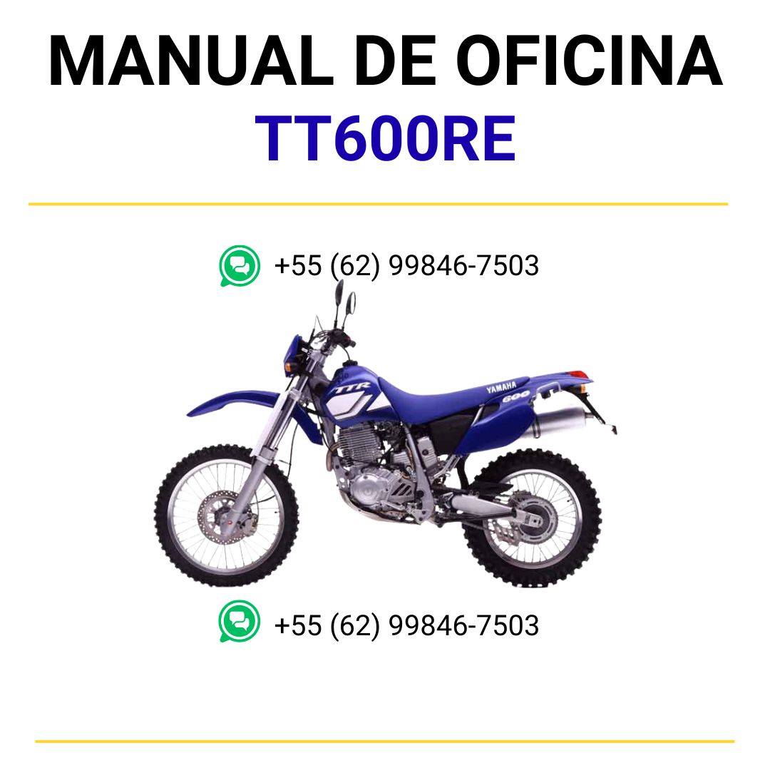 MANUAL DE SERVIÇOS DE OFICINA PDF TT600RE - YAMAHA